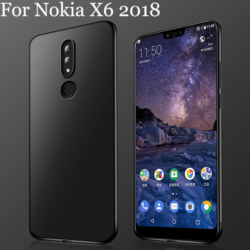 Модные чехлы для телефонов Nokia X6 2018 ультратонкий мягкий чехол-накладка X 6 NokiaX6 |