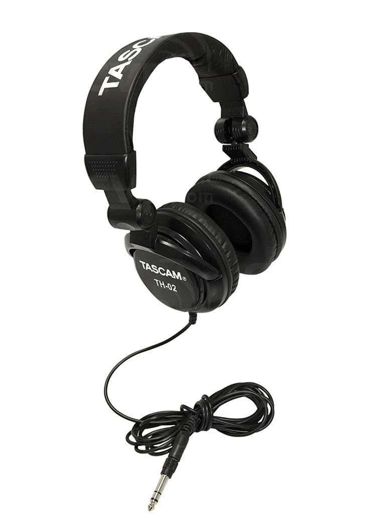 Tascam TH-02 закрытые задние многофункциональные студийные наушники черного цвета, профессиональные студийные наушники с креплением на голову