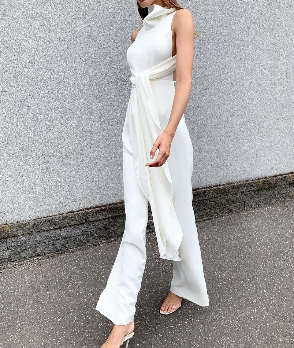 2019 New Elegant Jumpsuits Women Summer Sexy Sleeveless Backless Celebrity Party Jumpsuit Runway Club Long OL Jumpsuit K-014 2019 New Elegant Jumpsuits Women Summer Sexy Sleeveless Backless Celebrity Party Jumpsuit Runway Club Long OL Jumpsuit K-014