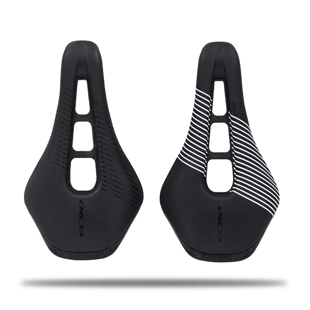 

Ec90 Road Bike Saddle Steel Rails Bike Cycling MTB Bike Soft PU Leather Cycling Seat Parts Black Bicycle saddle
