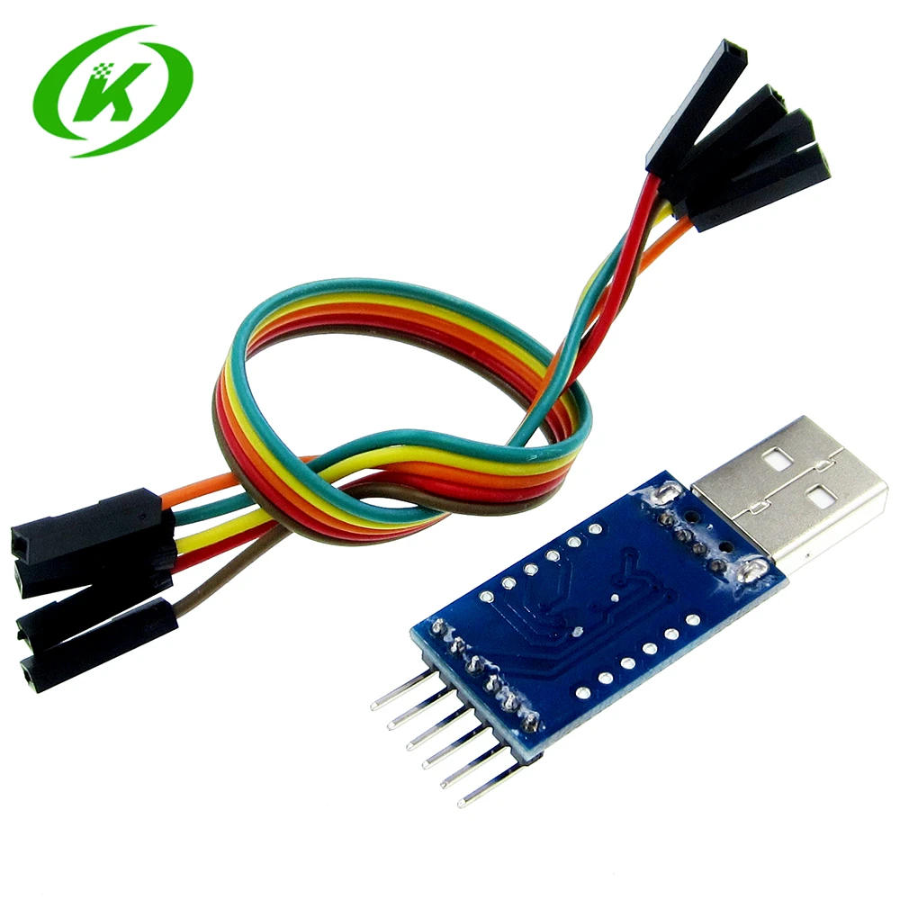 USB 2,0 к ttl UART 6PIN модуль последовательный преобразователь CP2104 STC PRGMR Замена CP2102 с кабелями Dupont