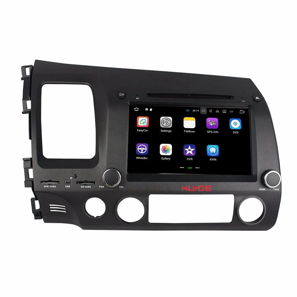 

KLYDE 2 Din 8" Android 7.1 Car Multimedia Player For HONDA CIVIC 2006-2011 Car Radio Stereo Quad Core Car DVD Player Audio