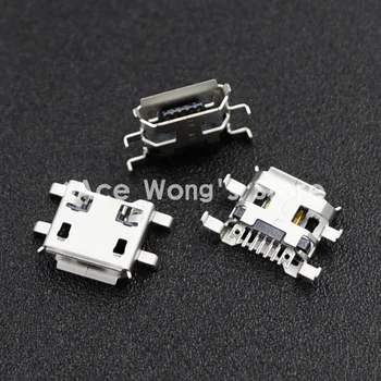 

10PCS Tablet Micro USB Sockect Micro USB 5Pin Jack Connector Port For Mobile Phone Camara Laptop (USB-5)