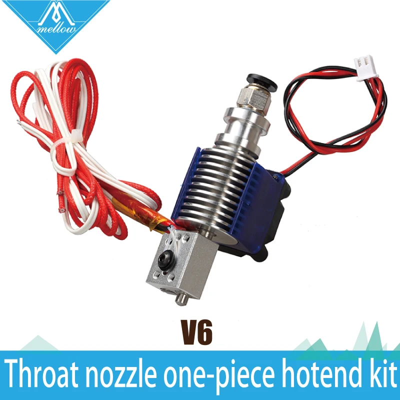 

HOT!3D Printer Long-distance Updated Feeding Integrated V6 Hotend Kit Integrated Heatbreak and nozzle into One for 1.75mm