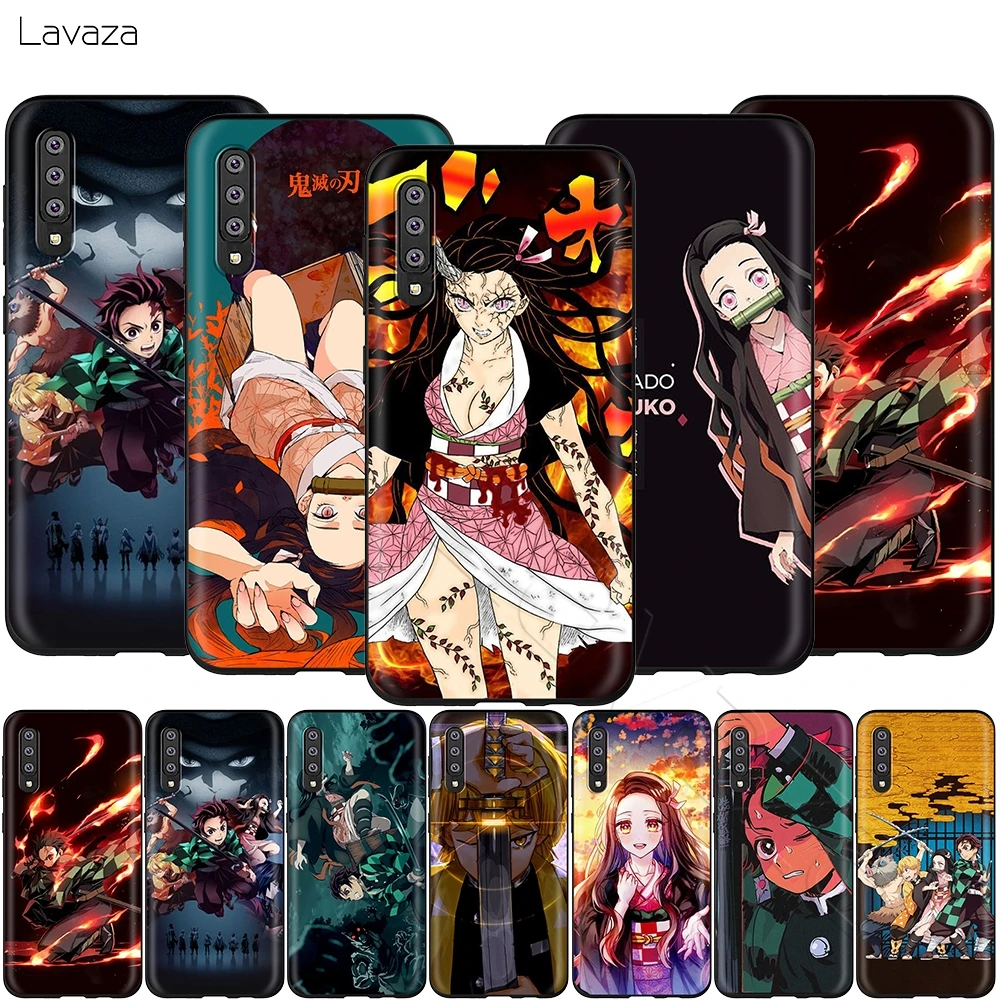 Чехол lawaza Demon Slayer Kimetsu No Yaiba для Samsung Galaxy Note 10 Plus A10 A30 A40 A50 A70 M20 A20 A20S A10S A30S A50S |