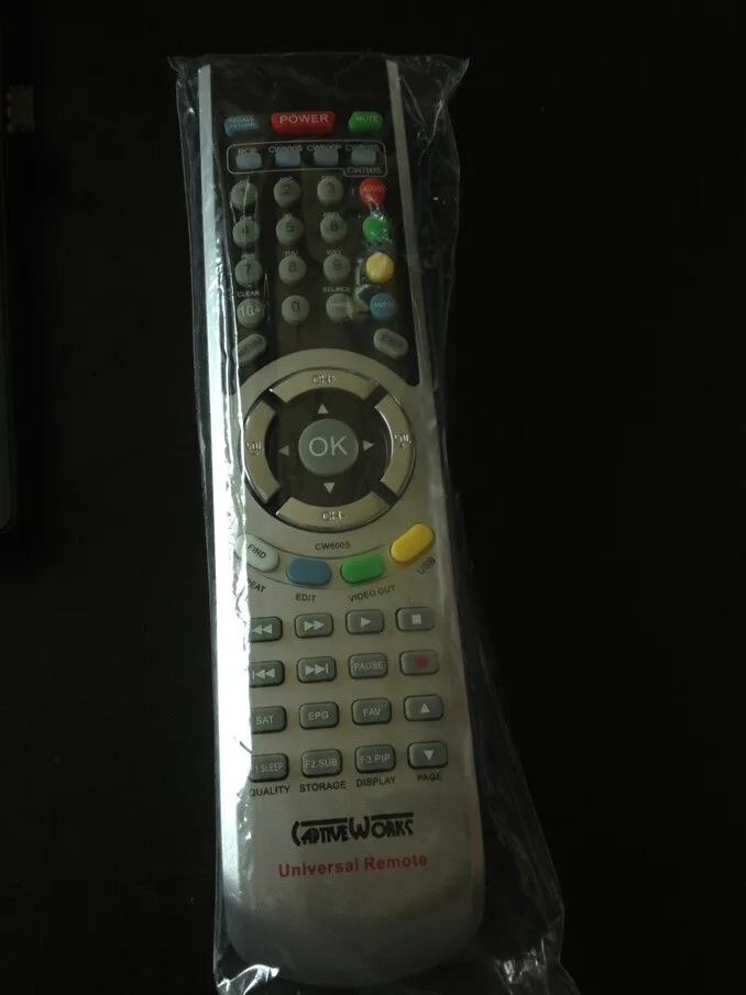 Universal IR Remote Control for CW500 Satellite Receiver Media Player