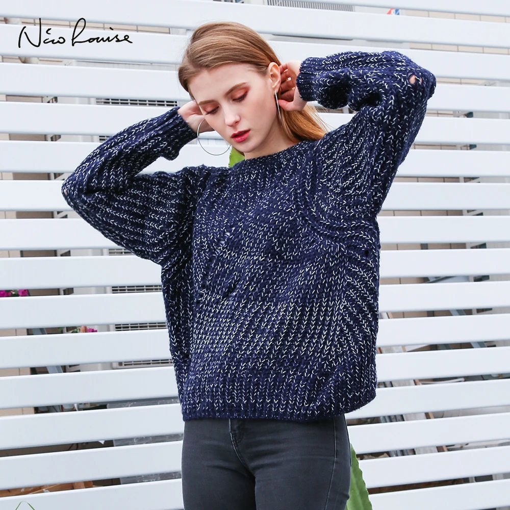Fashion Autumn Winter Women Sweaters and Pullover Long Sleeve Sweater For Couples Knitting Jumper Wool Knitwear Pull Femme | Женская
