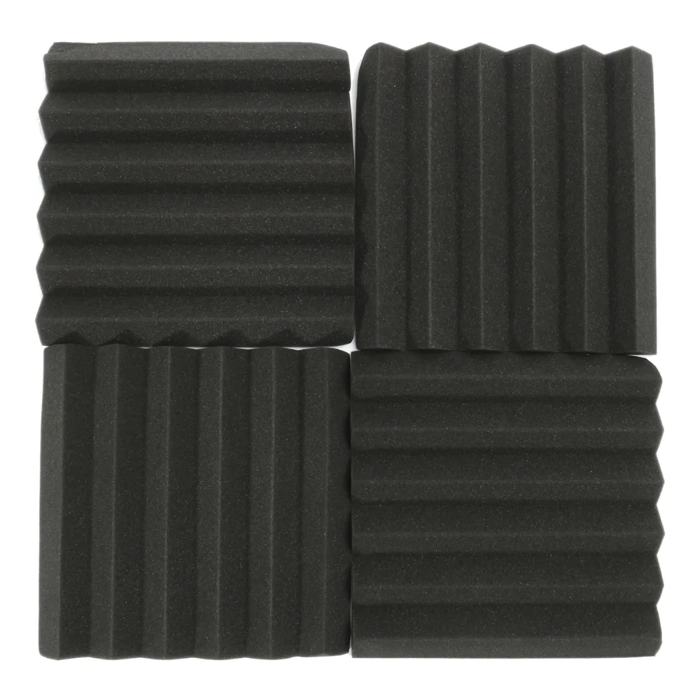 

1PC 30x30x5cm Polyurethane Foam Soundproofing Black Foam Acoustic Treatment Sound-absorbing Sponge For Control Noise