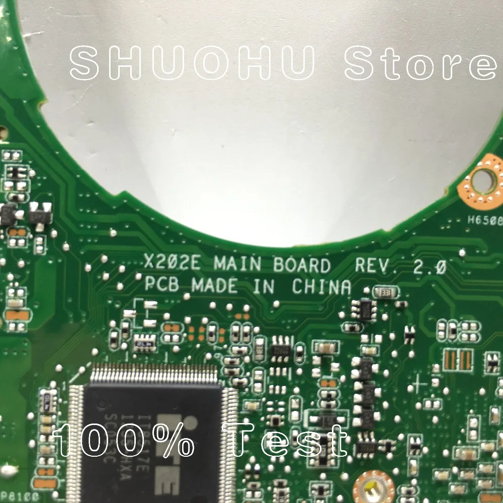 Материнская плата KEFU для ноутбука ASUS I5 3317U 4G/Memory X202E X201E S200E X201EP протестированная на