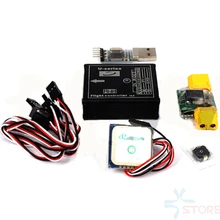 U22 система управления полетом автопилот материнская плата+ gps+ измеритель тока+ USB кабель обновления+ индуктивность+ 6 пар кабели сервопривода