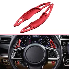 Mais Fino vermelho Paddle Shift De Engrenagem Da Roda de Direcção Do Carro de Alumínio Para Subaru BRZ XV Crosstrek Outback Legado Impreza Forester SJ Decorar