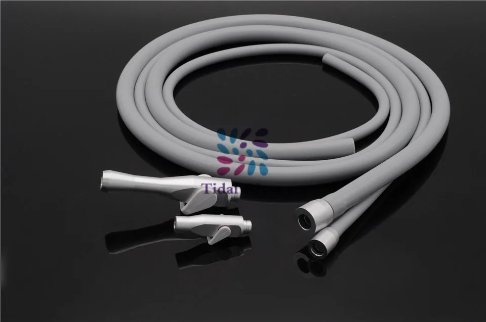 

2Pcs Dental Lab Saliva Ejector Suction Valves Strong HVE Detachable + 2Pcs Handpiece Tube