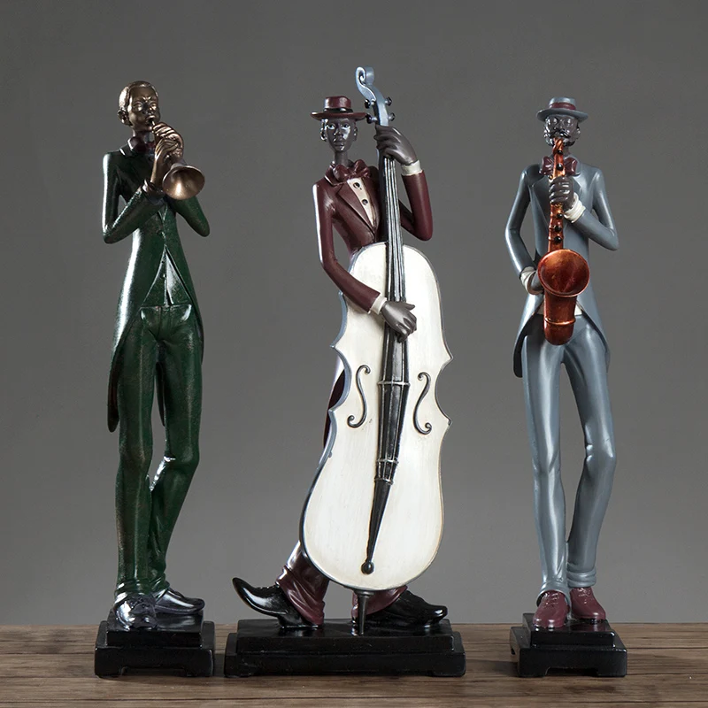 الموسيقار مكتبات الفرقة زخرفة غرفة المعيشة ديكور المنزل الحرف الإبداعية نوم السرير الجدول ديكورات هدايا