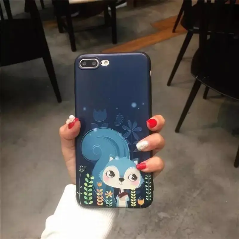 Ascromy-For-iPhone-6-Plus-6SPlus-Case-Soft-Cover-TPU-Shell-for-iPhone-6S-5-5S-SE-7-Plus-Accessories-Cartoon-Fox-Rabbit-Squirrel-1 (5)