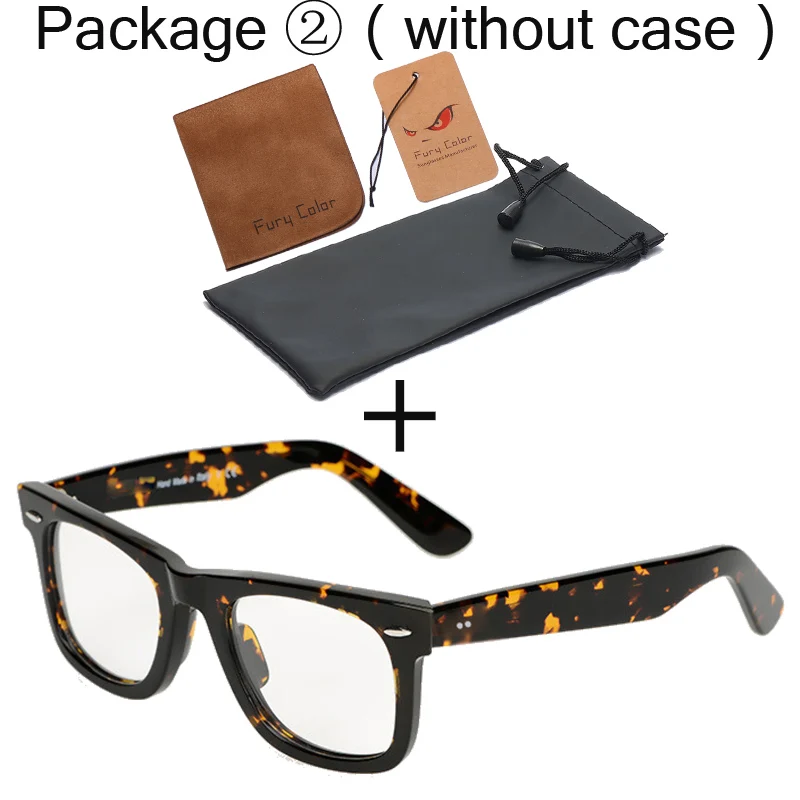 Ацетатная рамка винтажные Ретро лучи прозрачный объектив рамки обычные очки для мужчин и женщин оптическая рамка для очков Oculos Femininos - Цвет оправы: tortoise-2