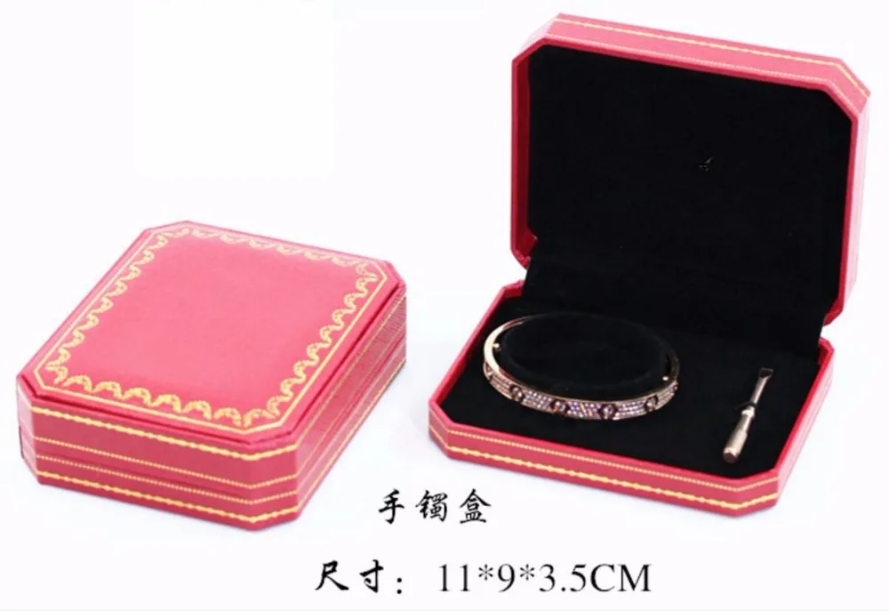 Низкая цена, красный цвет, высокое качество, ювелирный Подарочный браслет, ожерелье, мешочек для кольца, коробка, бумажный мешок, мешки для пыли, бирка, комплект для удостоверений PK11