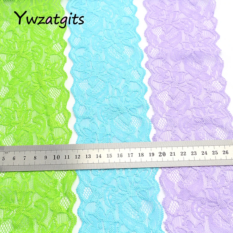 Ywzatgis 2y/5y Цветочная вышивка из кружевной ткани Отделка ленты для самостоятельного