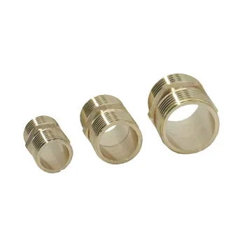 

Brass Pipe Hex Nipple Fitting Quick Adapter 1/8" 1/4" 3/8" 1/2" 3/4" 1" BSP Male Thread Water, oil and gas Connector
