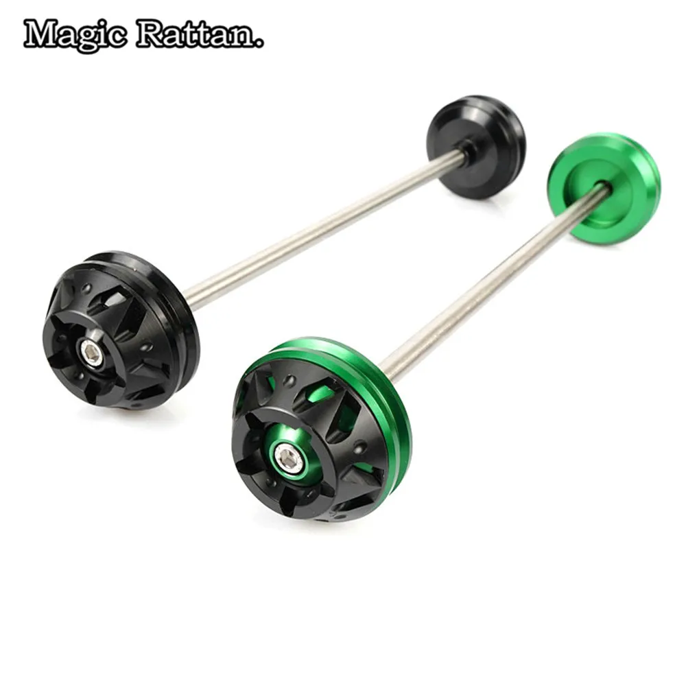 Motorcycle Front Axle Fork Wheel Protector Crash Sliders For Kawasaki Ninja 650 2017 2018 Z650 2017