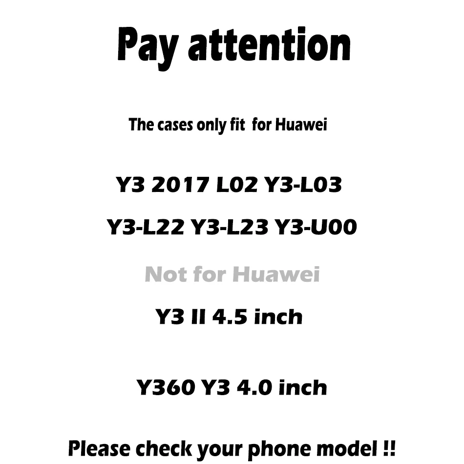 TAOYUNXI искусственная кожа телефон флип чехол для HUAWEI Y3 2017 кошелек сумка CRO L22 L02 L03 L23