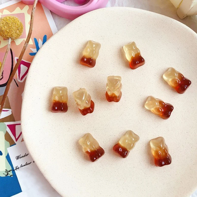 

Happy Monkey In Stock Slime Supplies Additives Resin Cute Kawaii Bear Accessories Charms DIY Decor For Fluffy Clear Crunch Slime