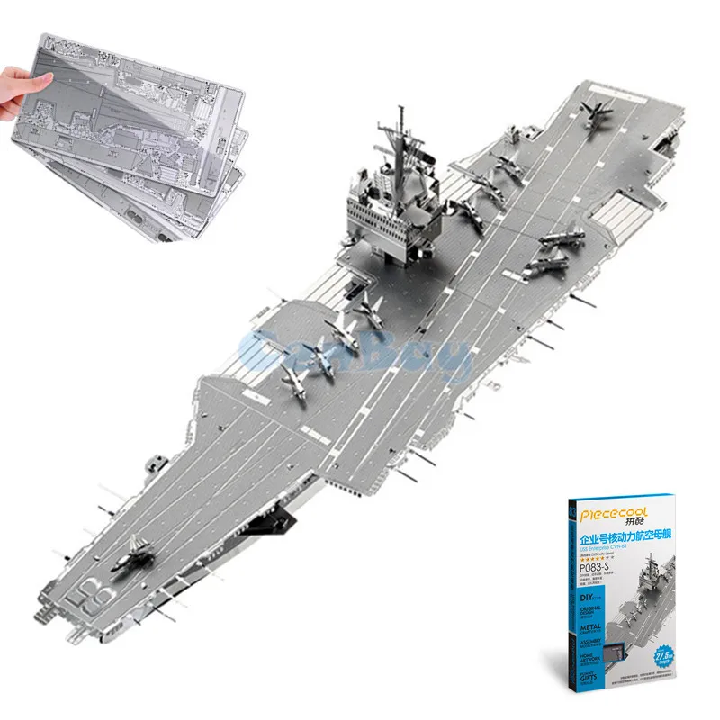 Piececool DIY 3D Liaoning CV-16 воздушное судно Перевозчик металлические Пазлы 3D Сборка модели наборы Развивающие игрушки для рождественские подарки для детей