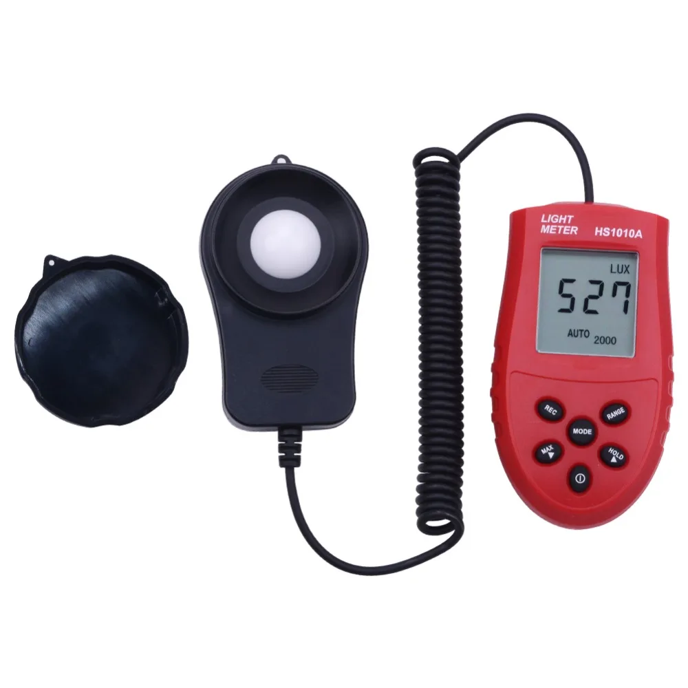 

200,000 Lux Automatic HS1010A LCD Digital Light Meter Luxmeter Lux/FC Meters Illumination Meter Hand-Held Light luminometer