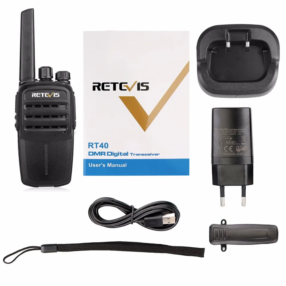 10 шт. Retevis RT40 DMR цифровая рация Tier I 0,5 W FRS/PMR446 цифровая/аналоговая рация Ham Radio Handheld Comunicador