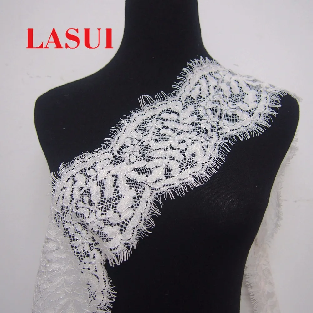 LASUI 2017 Новинка 1 лот = 12 см * 3 м кружево для ресниц французская кружевная отделка