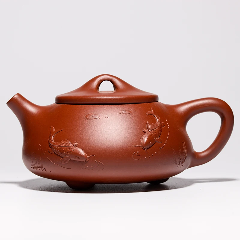 Chinese Yixing handmade xishi hu tea pot zisha purple clay teapot Authentic 
