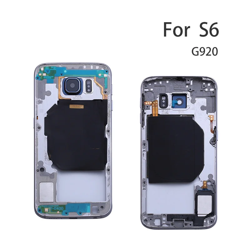 Для samsung Galaxy S6 edge Plus G920F G925F G928F S6/S6 край средняя рамка Корпус Шасси с частями