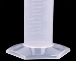 Пластик окончил Тесты Jar, 100 мл, Homebrewing измерения цилиндр Окончил Лаборатория Судебная Jar Тесты Жидкость Tube Tool