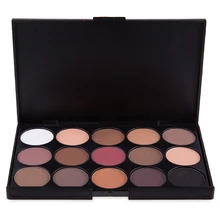 15 цветов Тени для век Shimmer МАТОВЫЕ тени для век макияж Косметические Palette Set