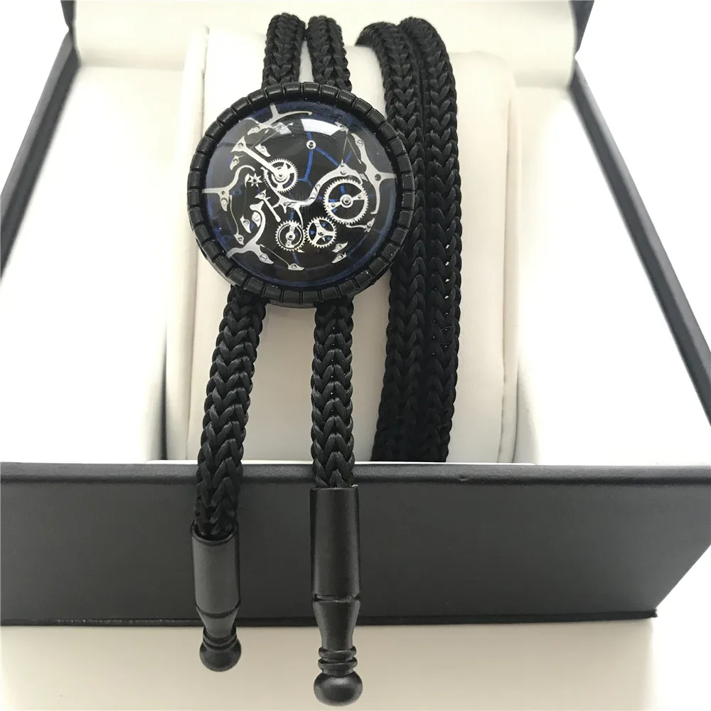 

Watch Movement Unique Men Women Fashion Bolo Tie Boys Girls Students Jewelry Bow Ties Neck Wear as Gift
