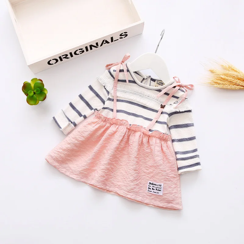 Fake Pcs Spring Baby Girls Clothes Kids Cute Neck Fake Pcs Spring Baby Girls Clothes Kids Cute Neck