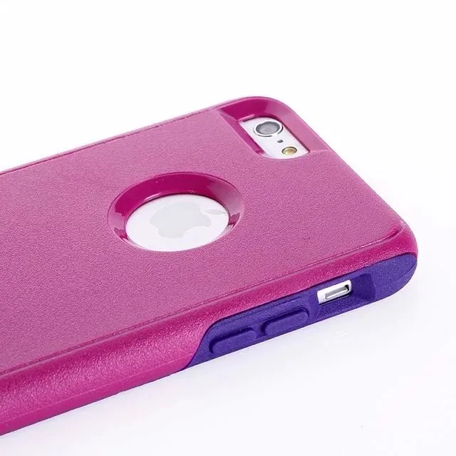 DHL жесткий пластиковый чехол для iphone 6 plus 6s plus, пластик+ ТПУ 2 в 1 чехол для iphone 6 plus 6s plus 100 шт./партия