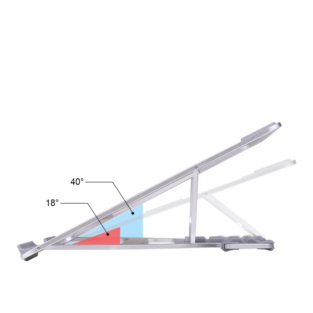 Universal Computer Laptop Stand for MacBook 12/13/15/17 inch Aluminum Cooling Portable Adjustable Stand Laptop Riser Universal Computer Laptop Stand for MacBook 12/13/15/17 inch Aluminum Cooling Portable Adjustable Stand Laptop Riser
