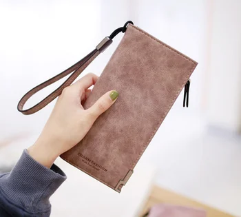 

by dhl or ems 50pcs High Capacity Fashion Women Wallets Long Dull Polish Retro PU Leather Wallet Clutch Coin Purse Ladies