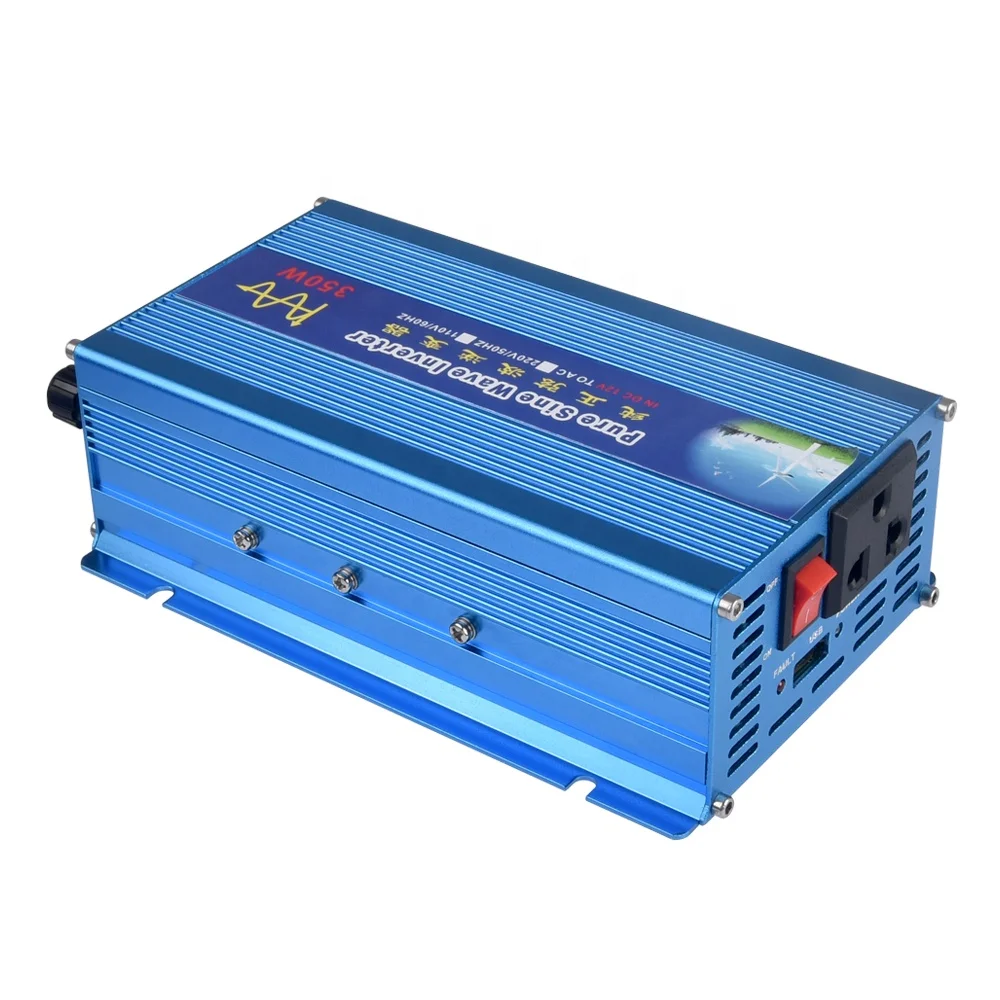350 Вт Dc12V к Ac220v Чистая синусоида Инвертор усилитель конвертера для автомобиля