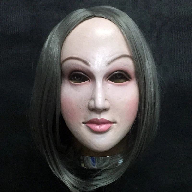 realistic female masks Halloween masks masquerade cosplay drag queen crossdresser male to female