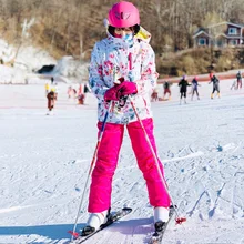 Зимние женские лыжные куртки и штаны, водонепроницаемые теплые лыжные костюмы, женские лыжные сноуборды, лыжные и сноубордические бренды одежды