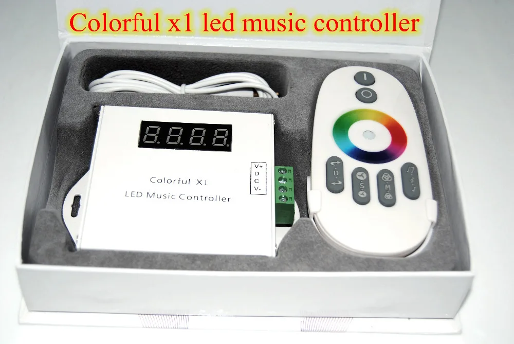 BSOD Colorful RF Led Music Controller DC12V Max 18A With Remote