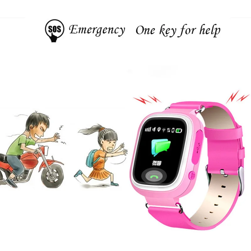  Q90 GPS Child Smart Watch Phone Position Children Watch Anti-lost SOS Call Location Tracker for Sma - 33046967116