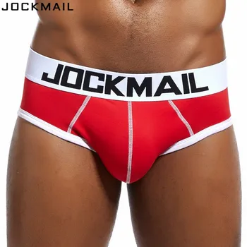

JOCKMAIL Sexy Men Underwear cuecas calzoncillos hombre slip Gay Sleepwear Breathable Cotton mens briefs Male Panties M-XXL