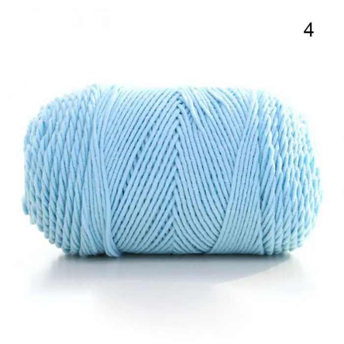 1 Pcs 5 Ply 100g DIY Rainbow Color Hand-woven Crochet Knitting Yarn Skeins DTT88