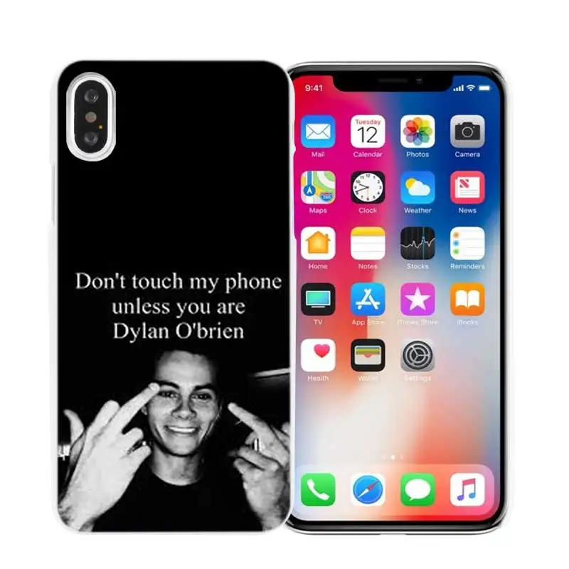 Teen Wolf Dylan Obrien чехол для телефона чехол для iPhone XR XS Max X 6 6S 7 8 Plus 5 5S SE 5C Жесткий PC Пластиковый Чехол бампер сумки - Цвет: 10