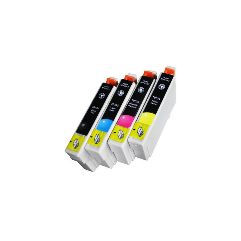 Vilaxh 73N совместимый чернильный картридж для EPSON T0731-T0734 TX100 TX110 TX200 TX210 TX400 TX410 TX-200 TX-400