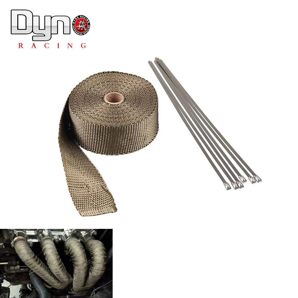 

2" *15meter 10meter Thermal Wrap,exhaust insulating warp,header wrap ,exhaust pipe wrap fiber wrap titanium EX005-T-15