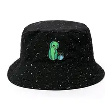 2019 Cool Black Print Pattern Bucket Hats For Women Men Fishing Hat Sun Summer Sunscreen Fisherman Panama Reversible Hip Hop Cap 2019 Cool Black Print Pattern Bucket Hats For Women Men Fishing Hat Sun Summer Sunscreen Fisherman Panama Reversible Hip Hop Cap