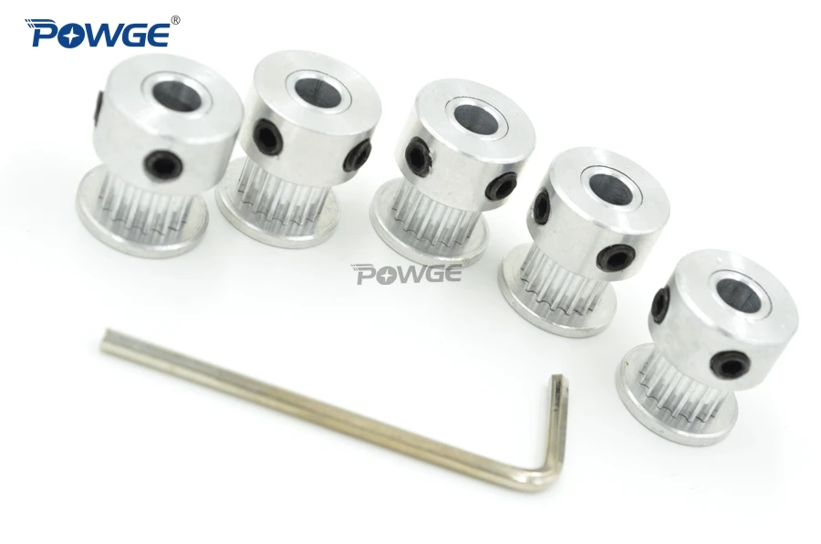 POWGE VORON 3D impresora V2.1 conjunto movimiento GT2 materiales a 2GT polea diámetro 5mm 16 t/20 t/40 t y 110-2GT 188-2GT bucle abierto cinturón - 3